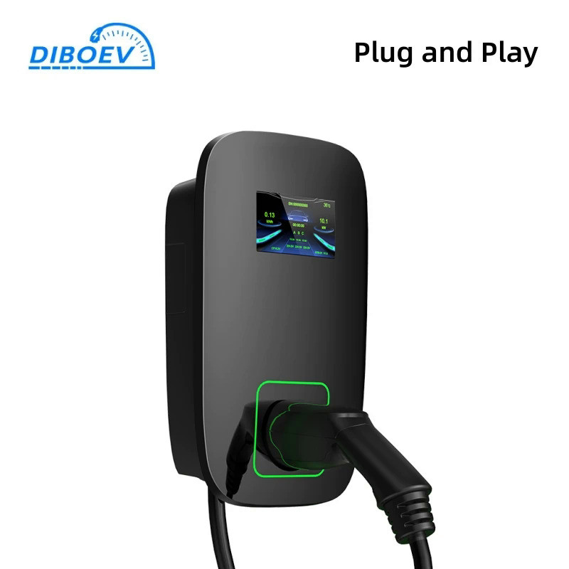 EV Charger Type2 Type1 7KW Electric Vehicle Car Charger EVSE Wallbox 11KW 22KW 3Phase IEC62196-2 SAE