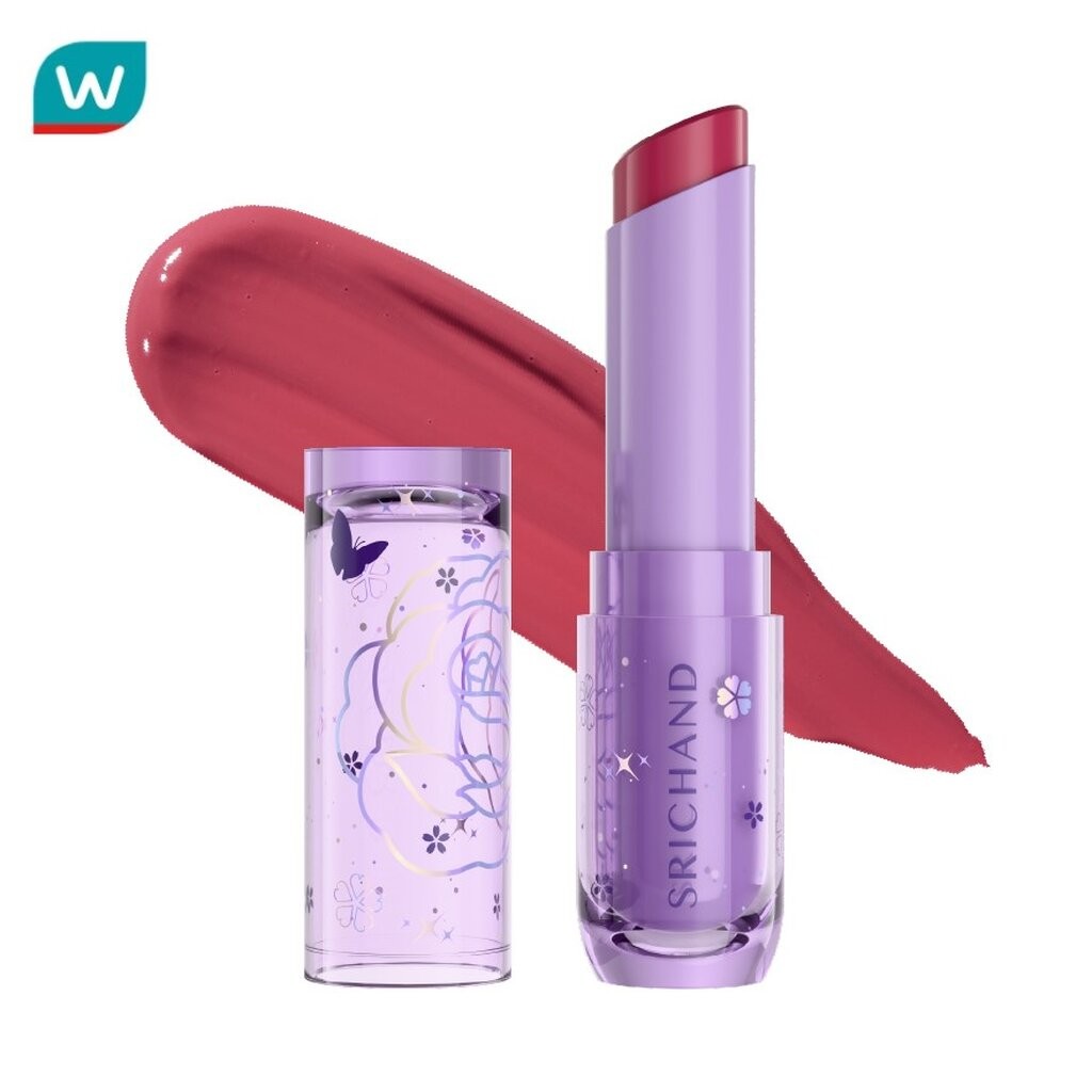 Srichand ศรีจันทร์ ไรซ์ แอนด์ ไชน์ พลัมปิ้ง ลิปสติก 3ก. P02 เอเนอจีติค