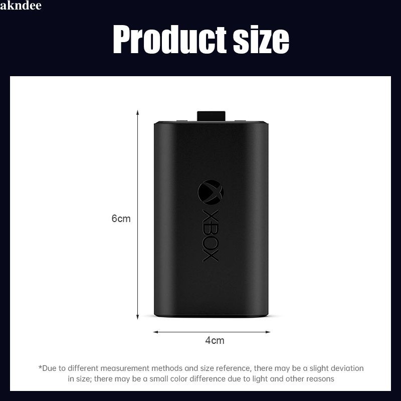 (aknde)แบตเตอรี่จอย Xbox Series X + สาย USB-C Cable (Battery for Xbox Series X Controller)