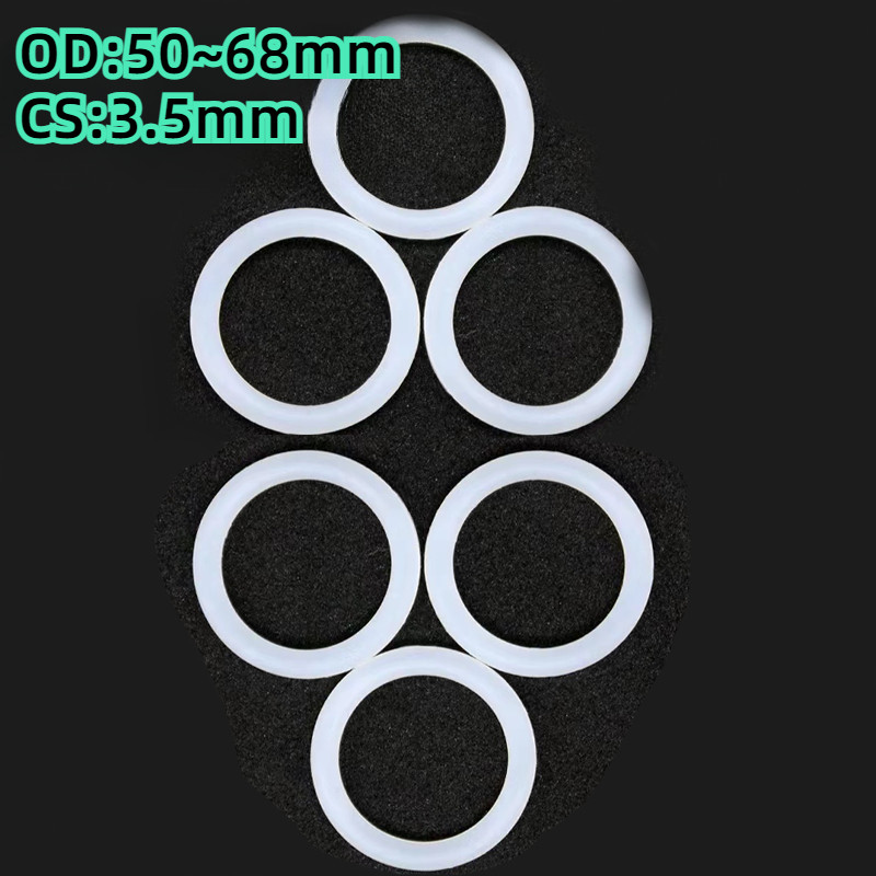 [ZDD] สีขาว OD50-68 * CS3.5 ทนอุณหภูมิสูงซีลน้ํามันแหวนยางปะเก็นแหวนกันน้ําซิลิโคน O-Ring