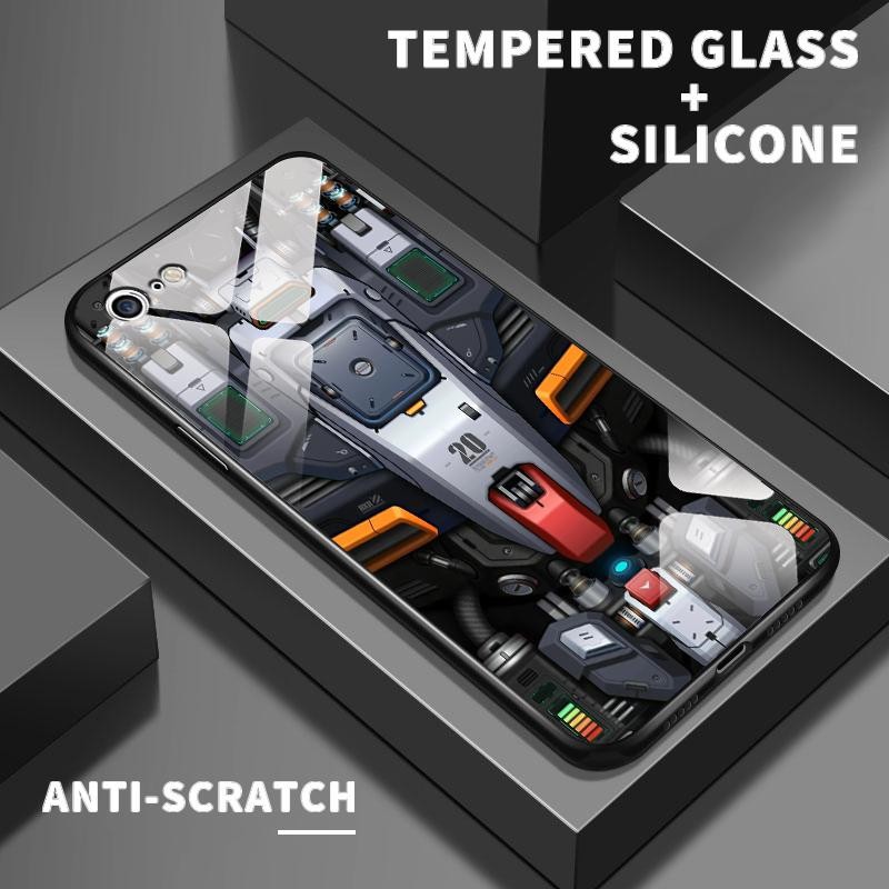 เหมาะสำหรับ Iphone 6 6S 6Plus Plus 7 8 SE 2020 2022 X XS XR Max กรณีโทรศัพท์มือถือ Cool Technology E