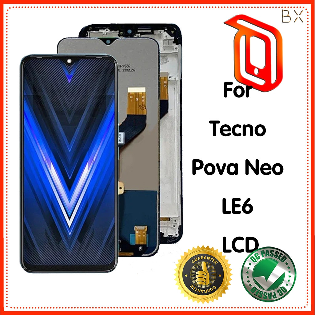 สําหรับ Tecno Pova Neo LE6 LE6h จอแสดงผล LCD Touch Screen Digitizer Assembly Replacement