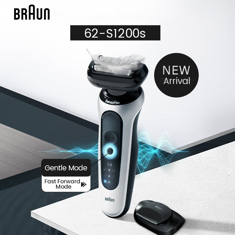 เครื่องโกนหนวดไฟฟ้า Braun series 6 Pro 62-S1200s