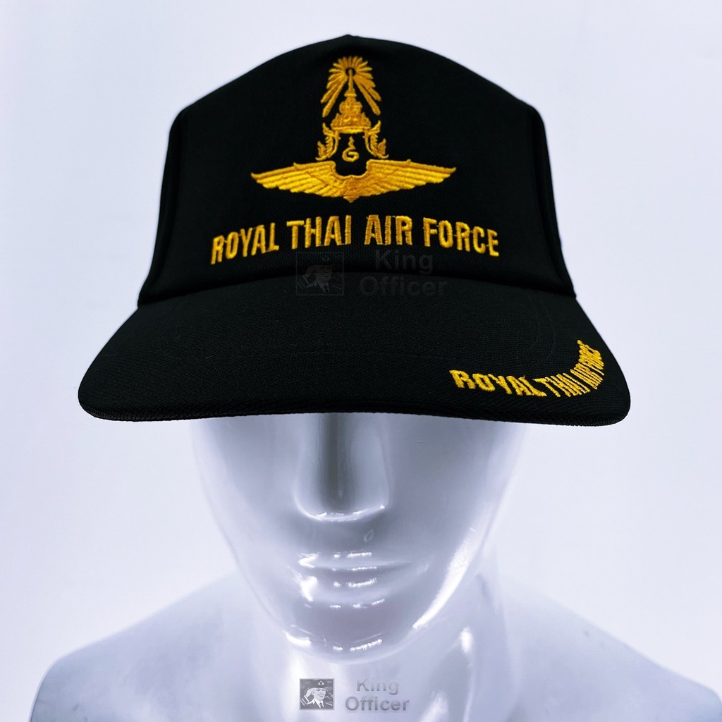 หมวกทหารอากาศ (ทอ.) สีดำ ปัก ROYAL THAI AIR FORCE (G16) ราคา ถูกที่สุด ดีลบีเคเค แกลเลอรีภาพที่ 2