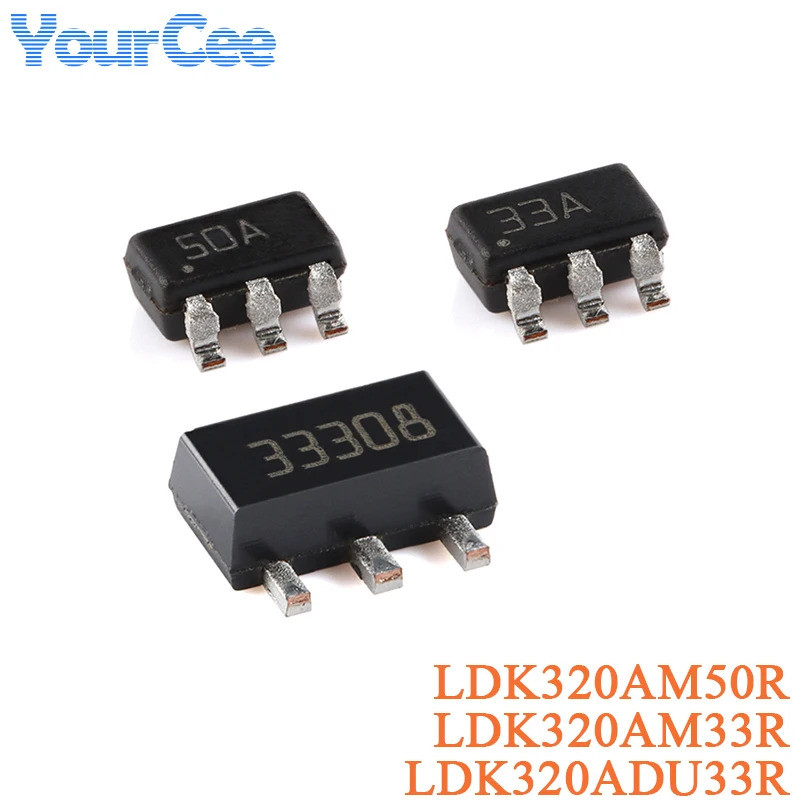 1-5 ชิ้น LDK320AM50R LDK320AM33R LDK320ADU33R SOT-89 SOT-23-5 LDK320 200mA ต่ํา Quiescent Current แล