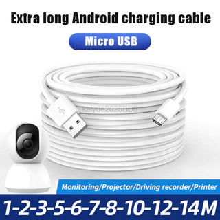 USB Type C 66W สายชาร์จ 3M 5M 8M 10M 12M พอร์ต USB C Universal Micro USB Data Cable สําหรับกล้อง Huawei Xiaomi