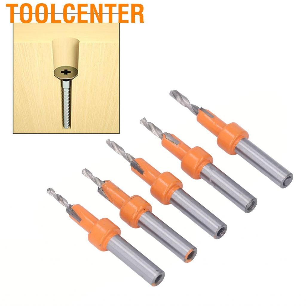 ToolCenter Center-Center-th countersink set set set tungsten lex lex bit lex bit lex bit lex bit lex