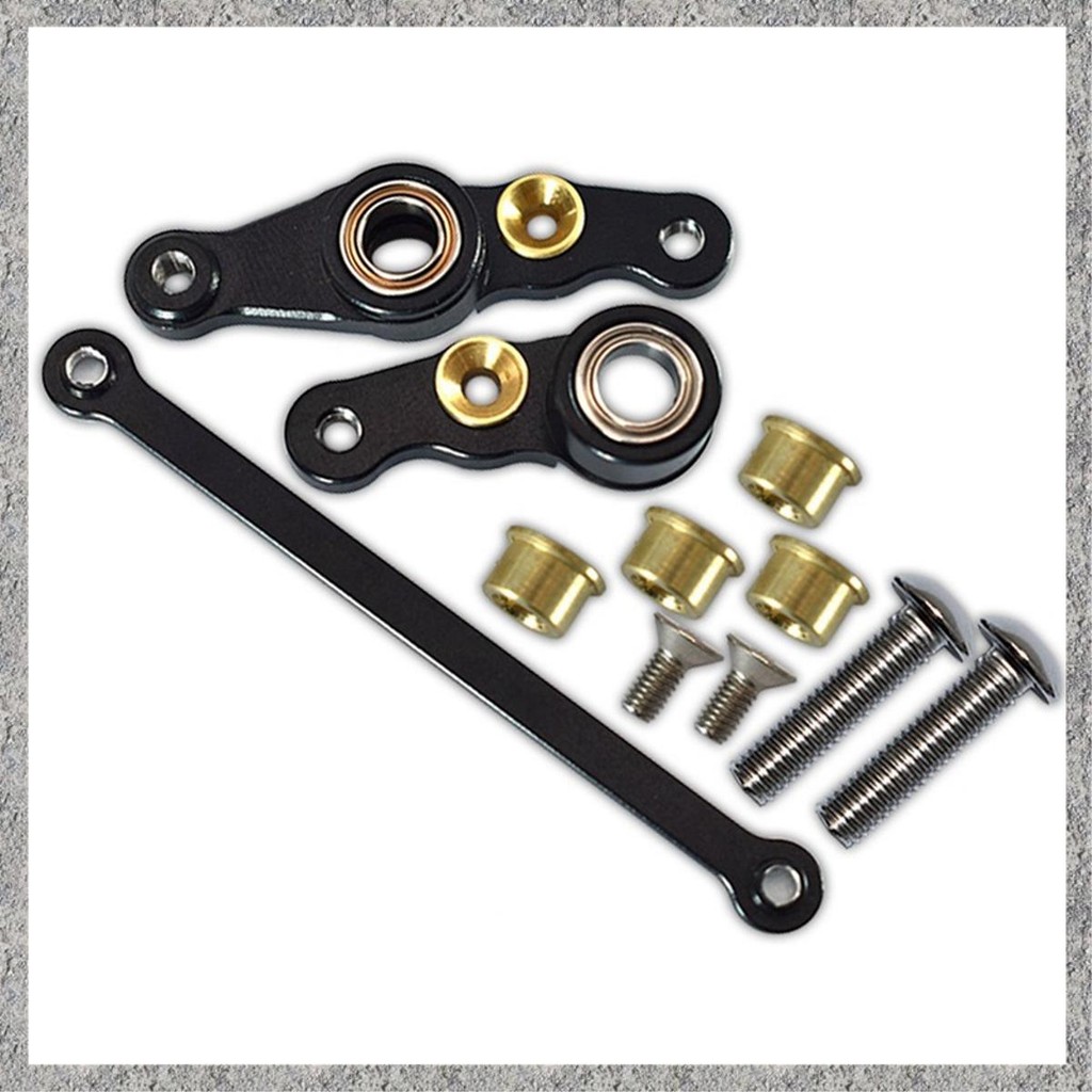 โลหะพวงมาลัยส่วนประกอบพวงมาลัยสําหรับ DF01 TA01 TA02 M1025 RC รถอัพเกรดอะไหล่อุปกรณ์เสริม,6