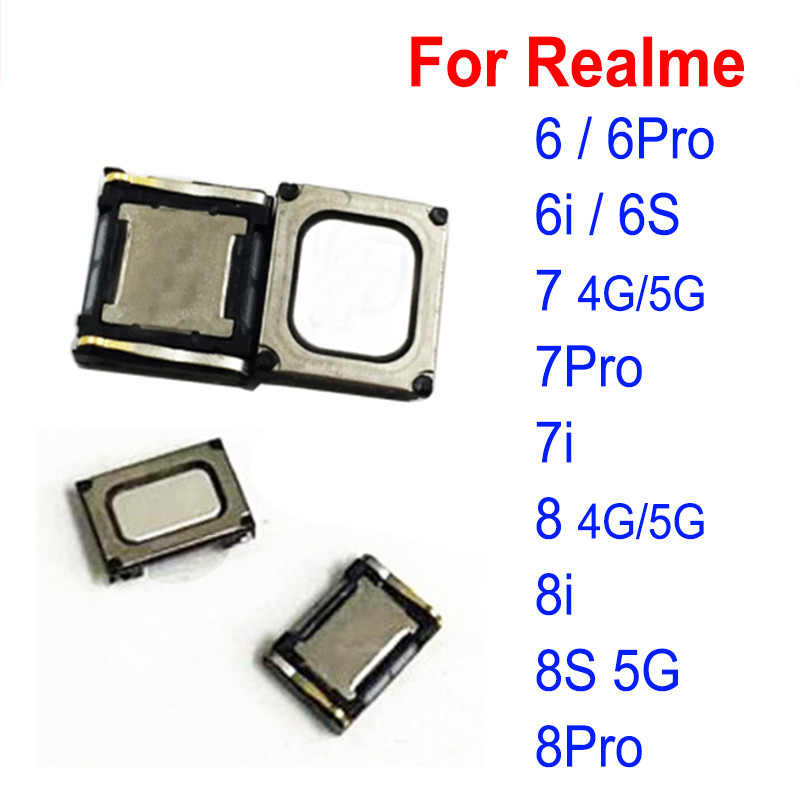 สําหรับRealme 8 7 6 Pro 8i 8S 6i 6S 6 7 4G 5GหูฟังลําโพงFlex Cable Topหูลําโพงตัวรับสัญญาณหูฟังอะไหล