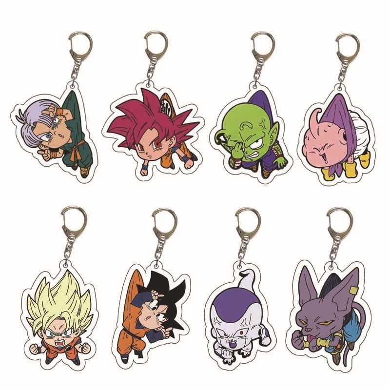 พวงกุญแจอะคริลิคสองทางอนิเมะ Dragon Ball Super Saiyan