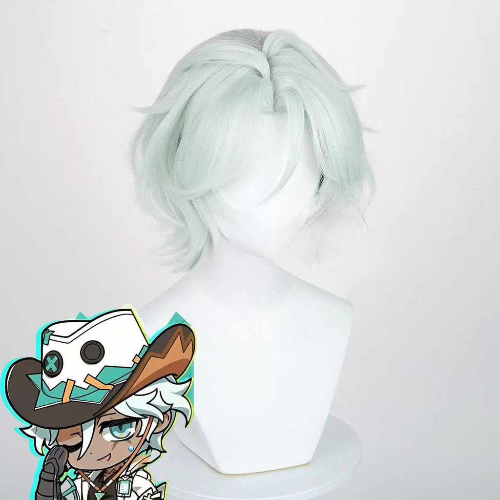 Genshin Impact Ifa คอสเพลย์วิก ขนาด 30 ซม. สีเขียวอ่อนและสังเคราะห์ ทนความร้อน