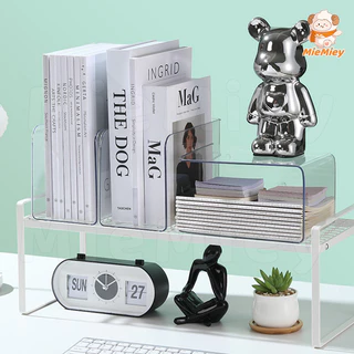 Book Stand ชั ้ นวางหนังสืออะคริลิคใส Simple ฟรีผสม U-รูป Bookends Home Office