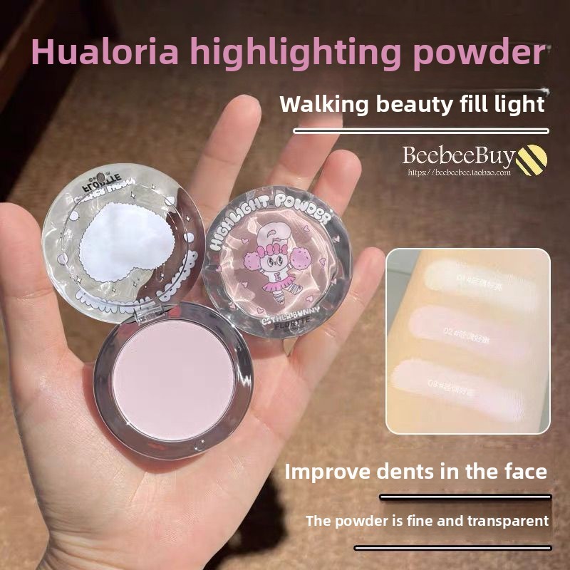FLORTTE Monochrome Highlight Powder Natural Brightening Face Highlight BUNNY Collaboration