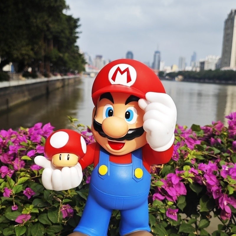 Super Mario 30 ซม.ขนาดใหญ่คุณภาพสูง Anime Action Figures ตุ๊กตาสะสม, Limited Edition Art ของเล่นสําห