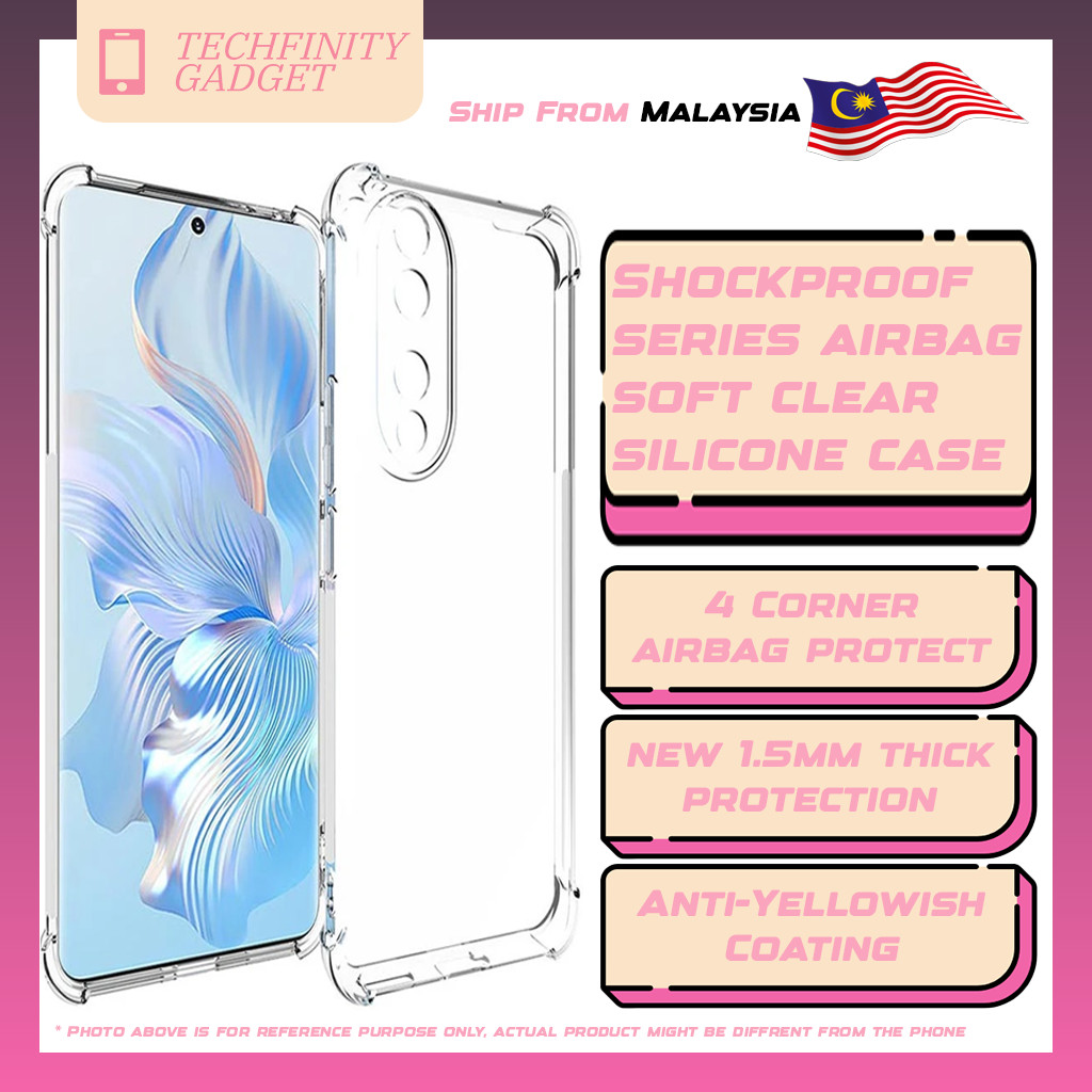 Honor 8X 9Lite 9X 9XPro 10Lite 20 20Pro 8S Crystal Clear TPU Case