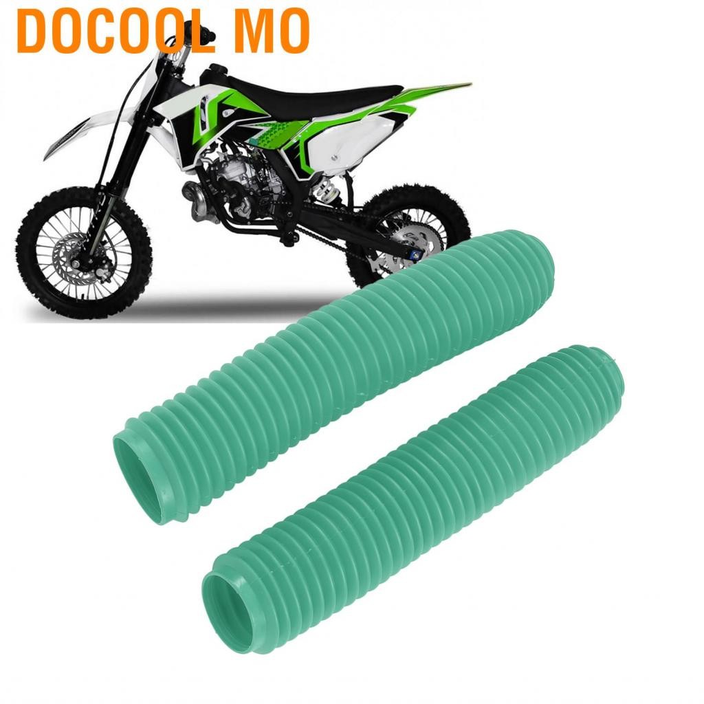 Docool Mo docool mo-th tgoon front fork cover boots ช็อตช็อต 360 มม. ความยาวจีบจีบออกแบบ 2pcs/ชุดยาง