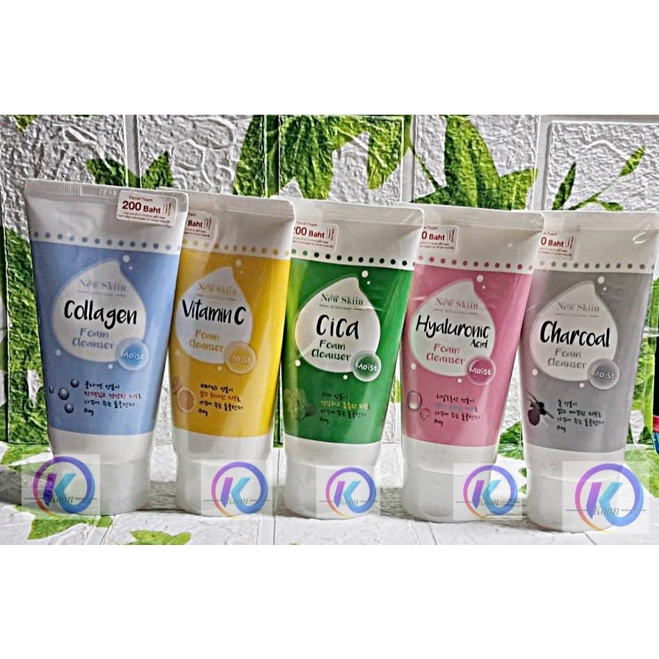 New Skiin  Foam Cleanser  150 g.  โฟมล้างหน้า