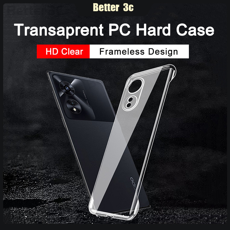 สําหรับVivo Y72t OPPO A36 A53 A55 A58 A1x A93 A93s A95 F19 Pro + A96 A97 โปร่งใสกันกระแทกPC Hardเคสโ