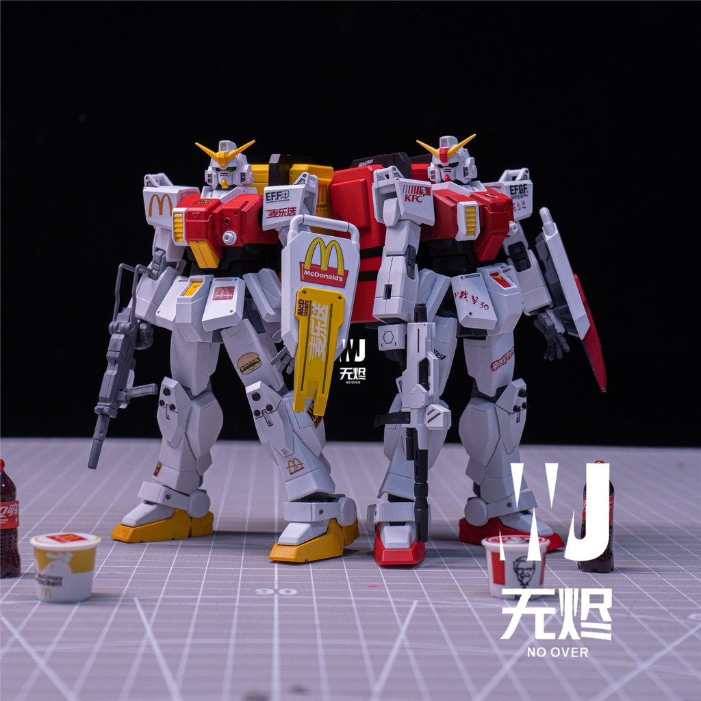 [สเปรย์ปลอดพาส] Bond Kentucky McDonalds Marine Gundam HG Assembly Model KK Spray Surface
