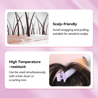 KVY Hair Curlers & Positioning Hair Clips Set เซทกิ๊บโรลยกโคนผมและกิ๊บแบ่งผม.