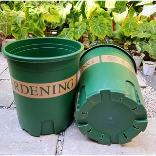 กระถางพลาสติก กระถางต้นไม้พลาสติกขนาดใหญ่ 15 นิ้ว（JL)