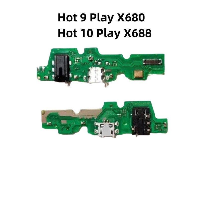 สําหรับ Infinix Hot 9 Play X680 /Hot 10 Play X688 USB Dock Charger Port Flex Cable บอร์ดชาร์จ