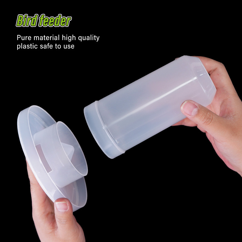 350ml เครื่องดื่มน้ำพลาสติก Parrot นกกระทา ถาดน้ำอัตโนมัติ ถังอาหารนก อุปกรณ์เสริม ราคา ถูกที่สุด ดีลบีเคเค แกลเลอรีภาพที่ 6