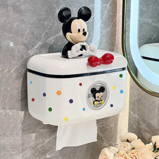 กล่องทิชชู่ลายการ์ตูน ที่ใส่กระดาษชําระในห้องน้ํา ติดผนัง ไม…