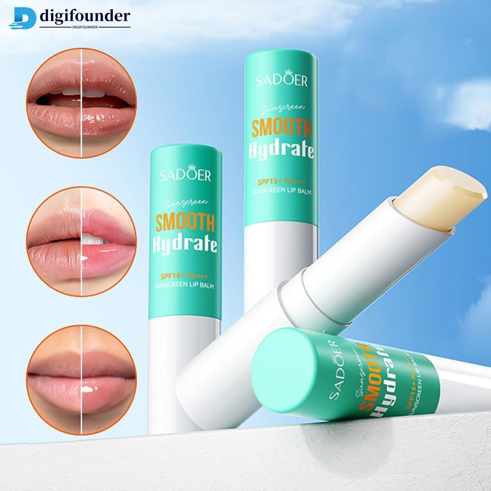 DIGIFOUNDER Mineral Lip Protection Blam Lightweight Moisturizing Sunscreen Lipstick Summer Lip Prote