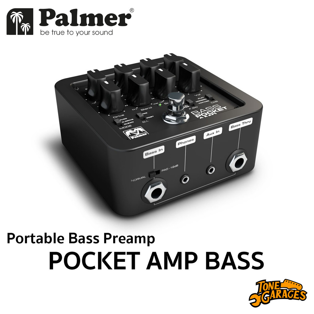 Palmer POCKET AMP BASS Portable Bass Preamp ปรีแอมป์ เบส