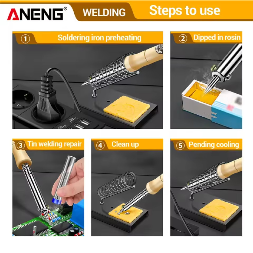 EZShopping ANENG ด้ามไม้หัวแร้งไฟฟ้า 30W - SL502-30W