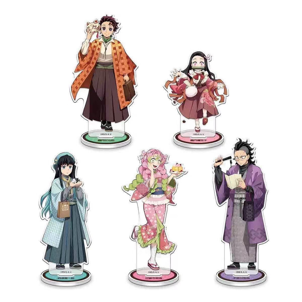 Demon Slayer Muichiro Tokito/Demon Slayer อะนิเมะสินค้าอะคริลิคยืนการ์ดแซนวิชตกแต่งKimono Nezuko Tokito Muichiro Tanjiro/mkwq