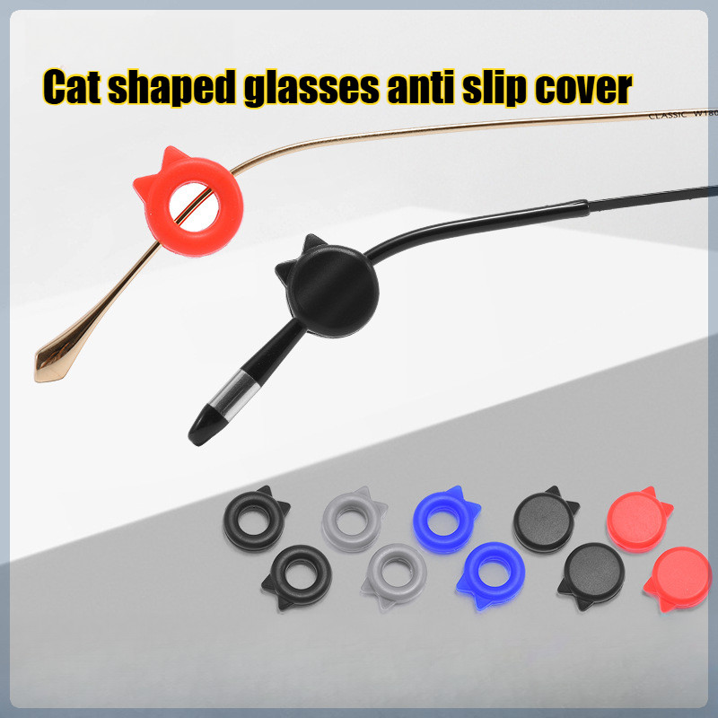 ครอบแว่นตาแบบไม่ลื่นหลุด ออกแบบมาเพื่อความสะดวกและปลอดภัย มีห่วงคล้องหู ทำจากซิลิโคนนุ่ม สวมใส่ง่าย ใช้งานได้ทุกวัย