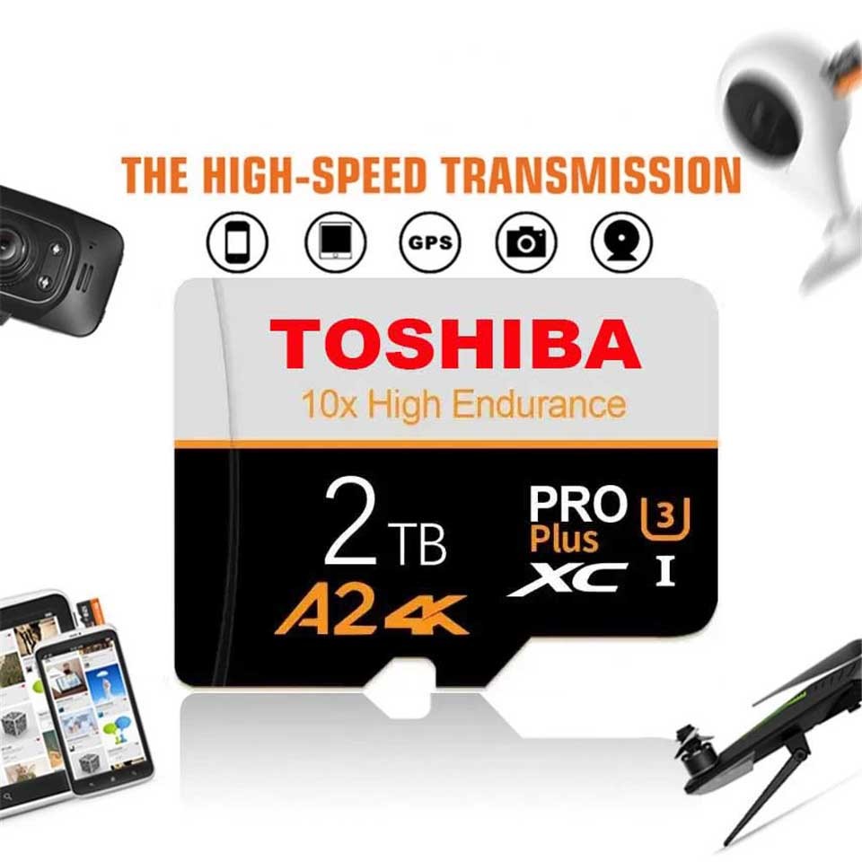 Micro TF SD Card class10 SD การ์ดหน่วยความจํา 2TB 128GB 1TB 512GB 256GB U3 V30 หน่วยความจําขนาดใหญ่แ