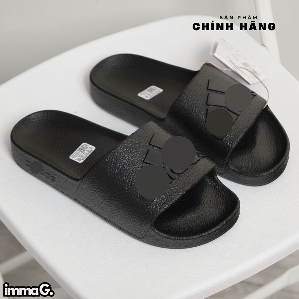 Adilette Aqua IF7371 รองเท้าแตะกันน้ําสีดํา | ไอเอ็มม่า.จี