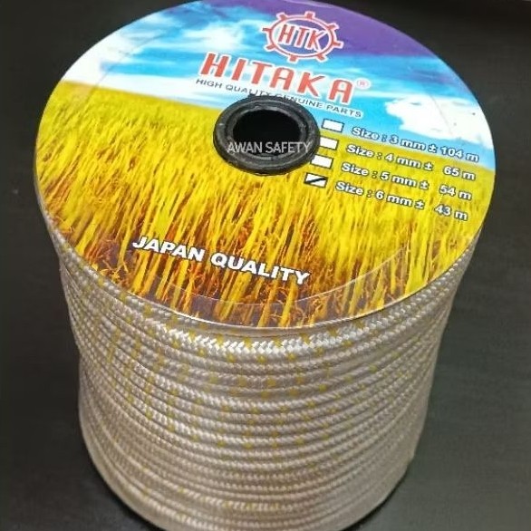 HITAKA STARTER ROPE 3MM, 4MM, 5MM, 6MM JAPAN QUALITY STARTER ROPE 3MM, 4MM, 5MM, 6MM JAPAN QUALITY