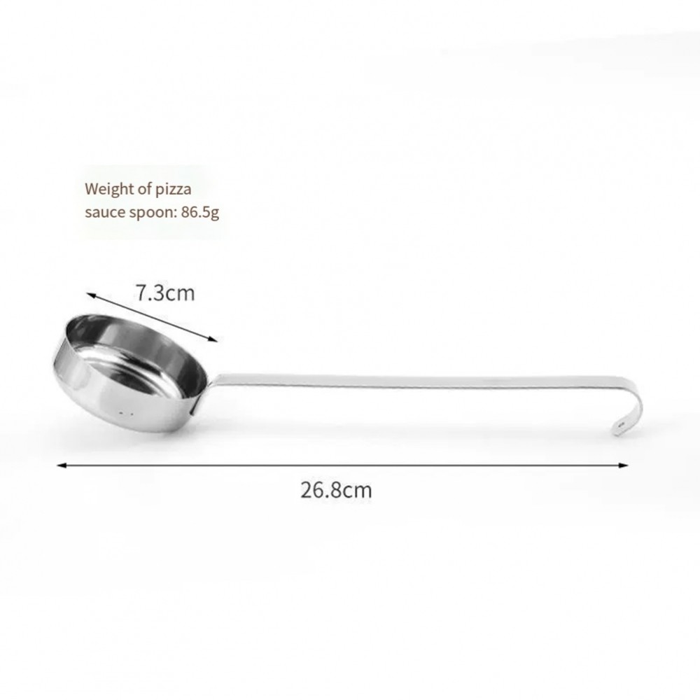 [NEW]Sauce Spoon for Pizza Sauce, Flat bottomed Measuring Spoon for Tomato Sauce[SWHOME-TH]
