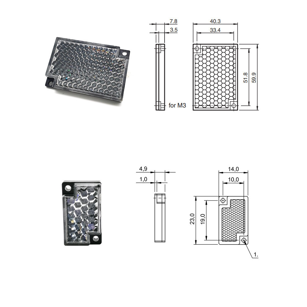 Optoelectronic Reflector E39-R1S E39-R1K E39-R2 E39-R4 E39-R6 E39-R7