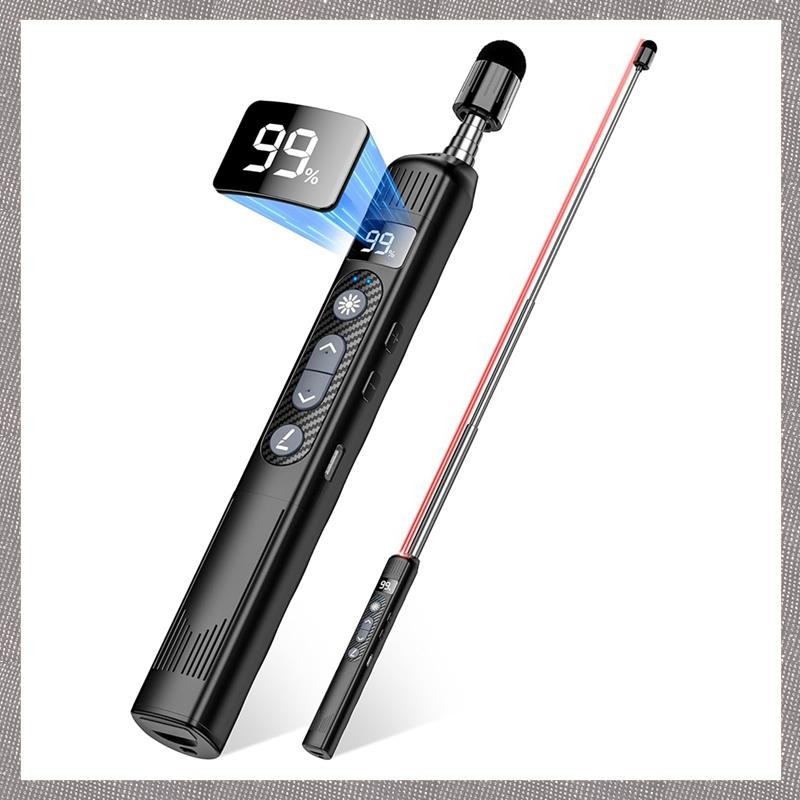 [ML O] Wireless Presentation Clicker Office Presentation Remotes พร้อมปากกาสไตลัสหน้าจอสัมผัสและจอแส