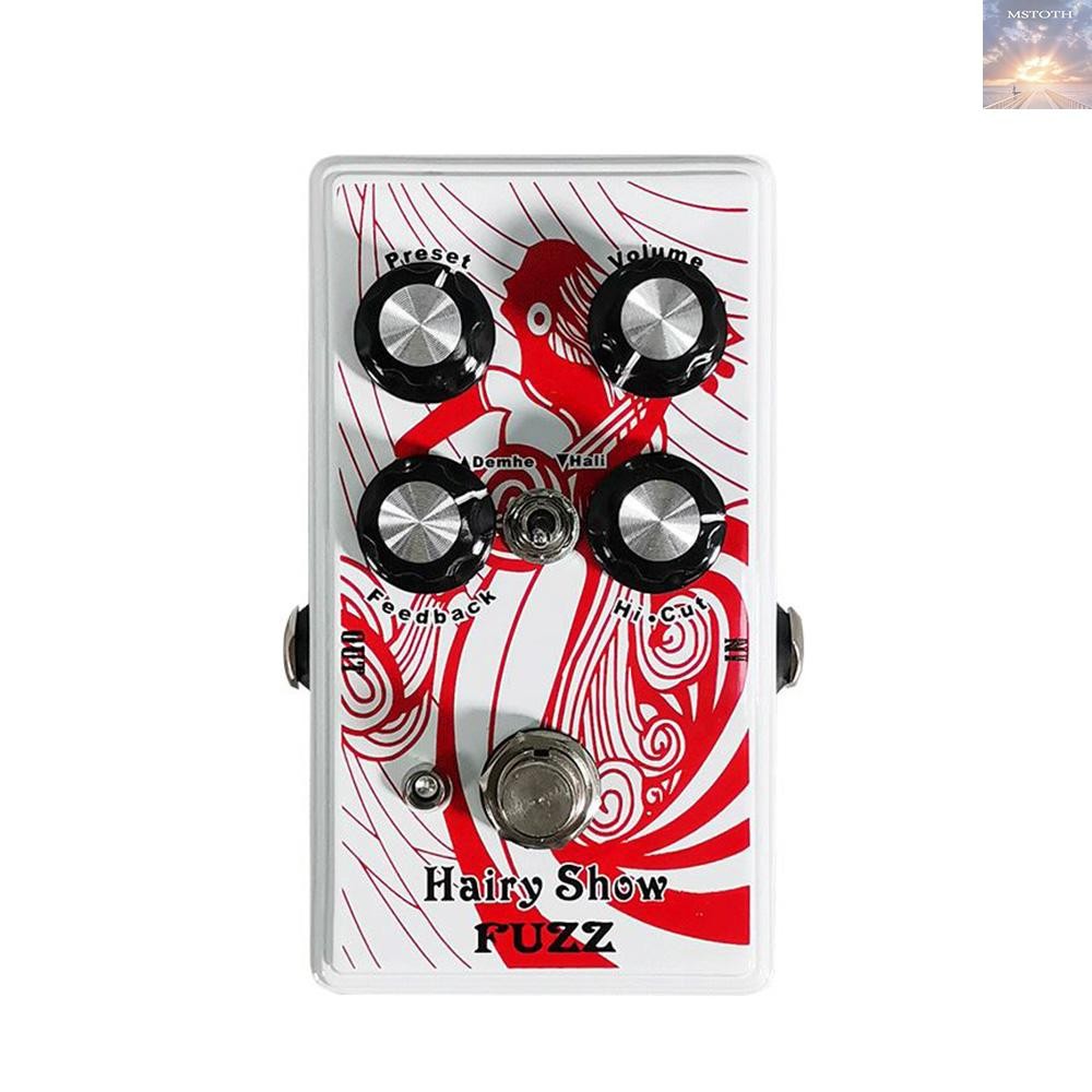 FUZZ Guitar Effect Pedal สําหรับกีตาร์ไฟฟ้าเบส String Instrument
