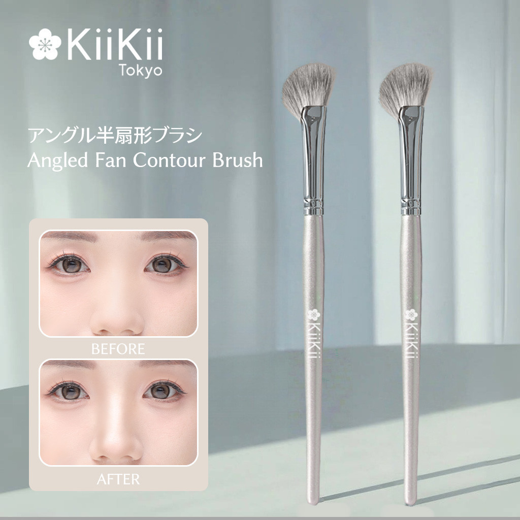 KiiKii Beauty แปรงรองพื้น แปรงซิกแซกปัดไฮไลท์ แปรงปัดแก้ม ขนแปรงนุ่ม กระจายแสงเนียน ใช้กับครีม/ผง
