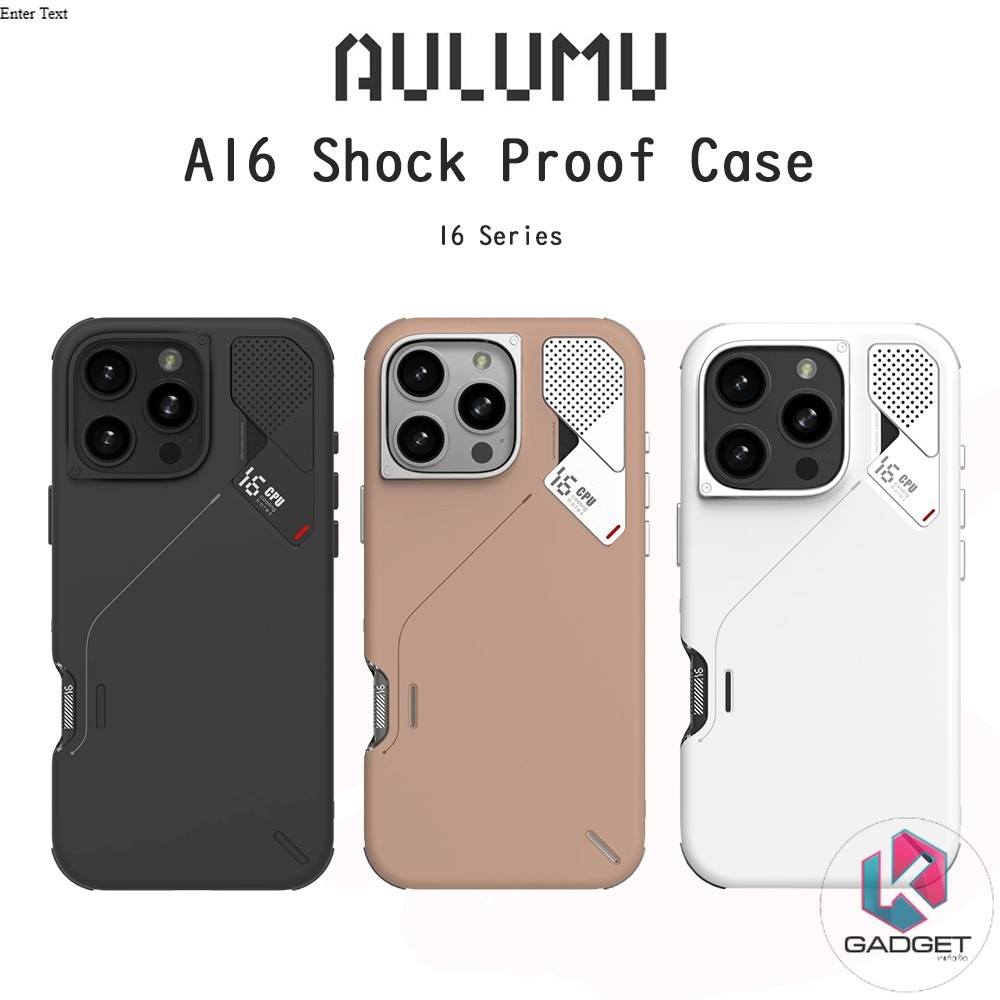 Aulumu A16 Shock Proof Case เคสกันกระแทกเกรดพรีเมี่่ยม เคสสำหรับ iPhone16Pro/16Promax