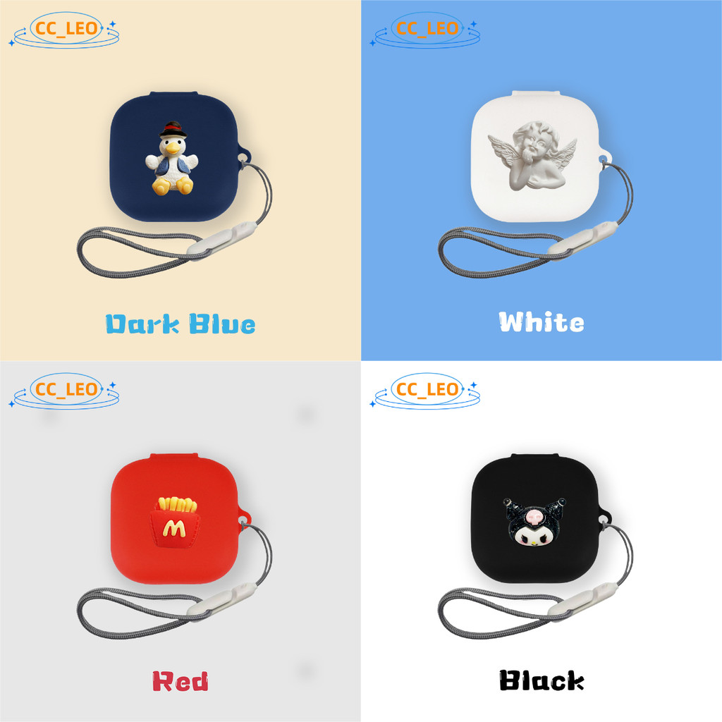 For QCY AilyBuds E20 Case QCY AilyBuds E20 Silicone Soft Case Suitable for QCY AilyBuds E10 Shockpro