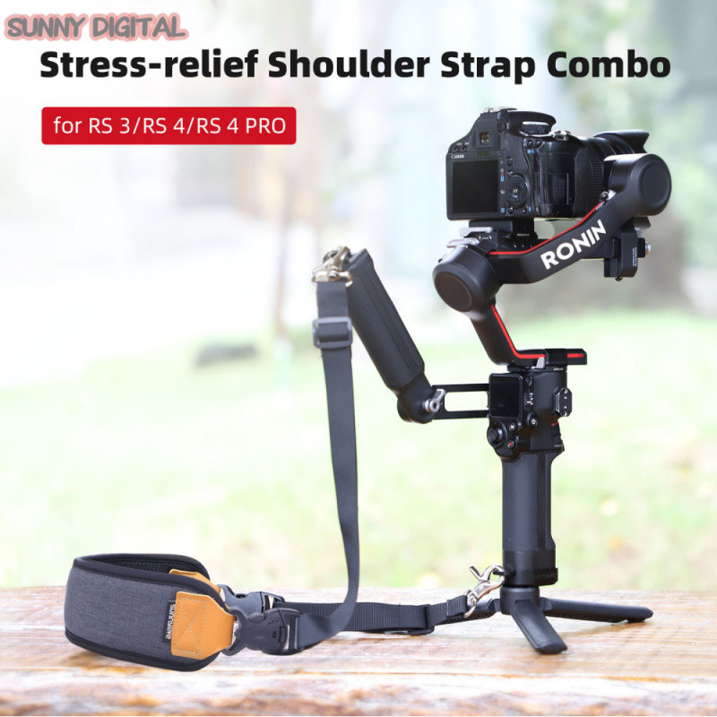 เข้ากันได้กับ Ronin RS 3/RS 4/RS4 PRO สายสะพายไหล่คลายเครียด, เชือกเส้นเล็กขวด, อุปกรณ์เสริมโคลง Ron