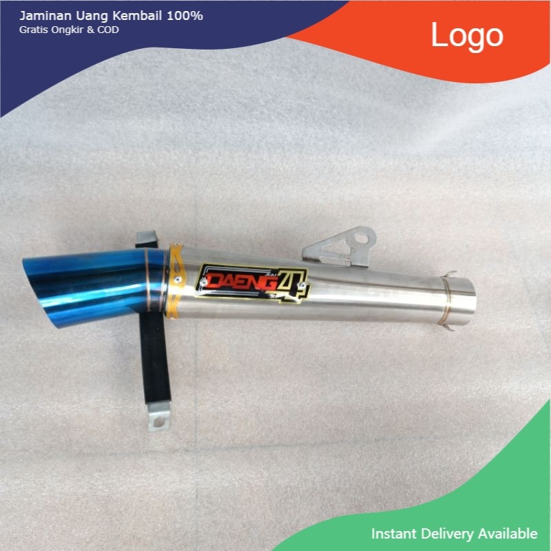 Daeng Sai4 ท่อไอเสียทรงกรวย 51mm เท่านั้น - Muffler Daeng Sai4 - Canister Daeng 4 Stainless