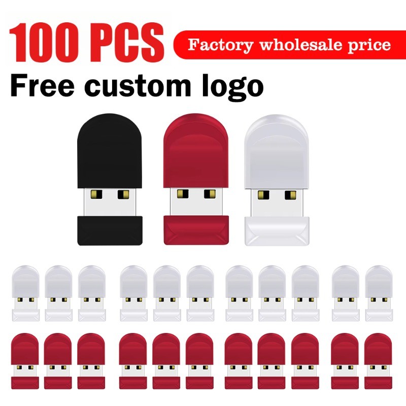 (ฟรีโลโก้ที่กําหนดเอง) 100Pcs 2.0 usb pendrive 128gb usb flashdrive 64gb memory stick 32gb flashdriv