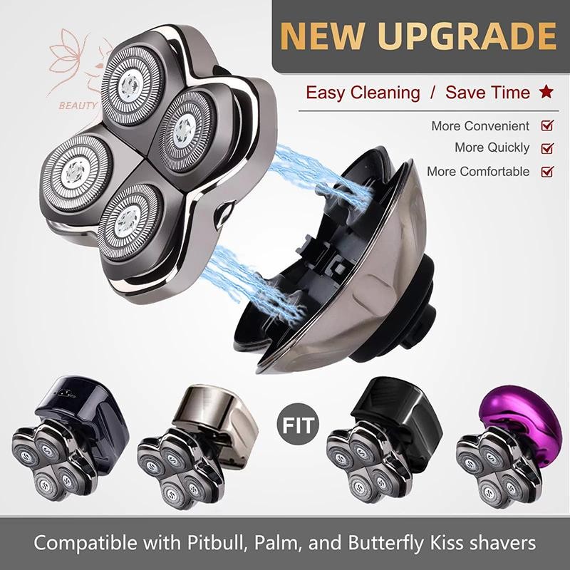 [maybeauty] เครื่องโกนหนวดไฟฟ้าใบมีดเครื่องโกนหนวดกันน้ําอุปกรณ์เสริม Skull Shaver Pitbull Gold PRO ปาล์มเครื่องมือกําจัดขนสําหรับผู้ชาย {TH}