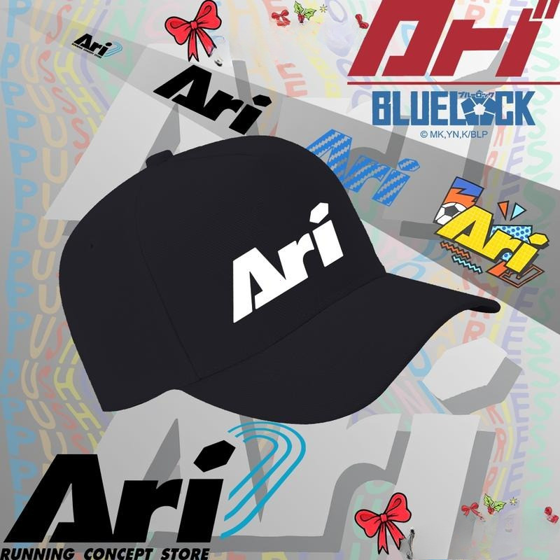 【COD】 Ari Football อัลบั้มเพลง พิมพ์ลายโลโก้ ผ้าหนา กันแดด กันลม หมวก Outdoor hat