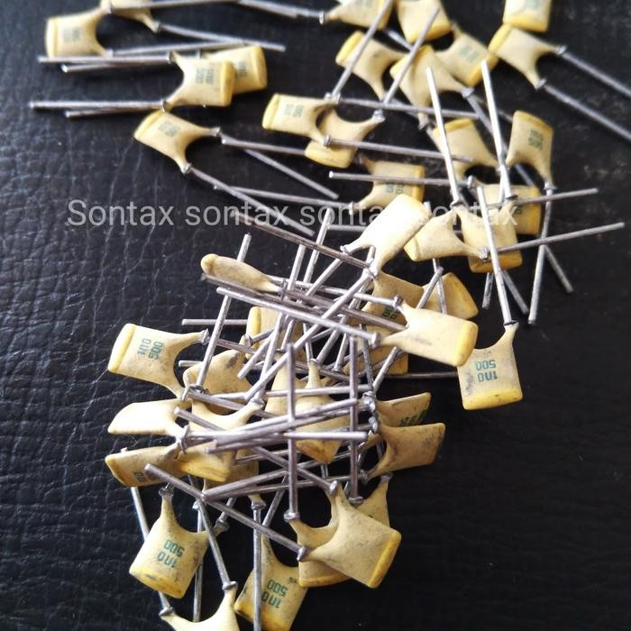 (READ DESCRIPTION!!) 1000pf 1000 pf 1nf 1 nf 102 500v 500 v bc เงิน npo