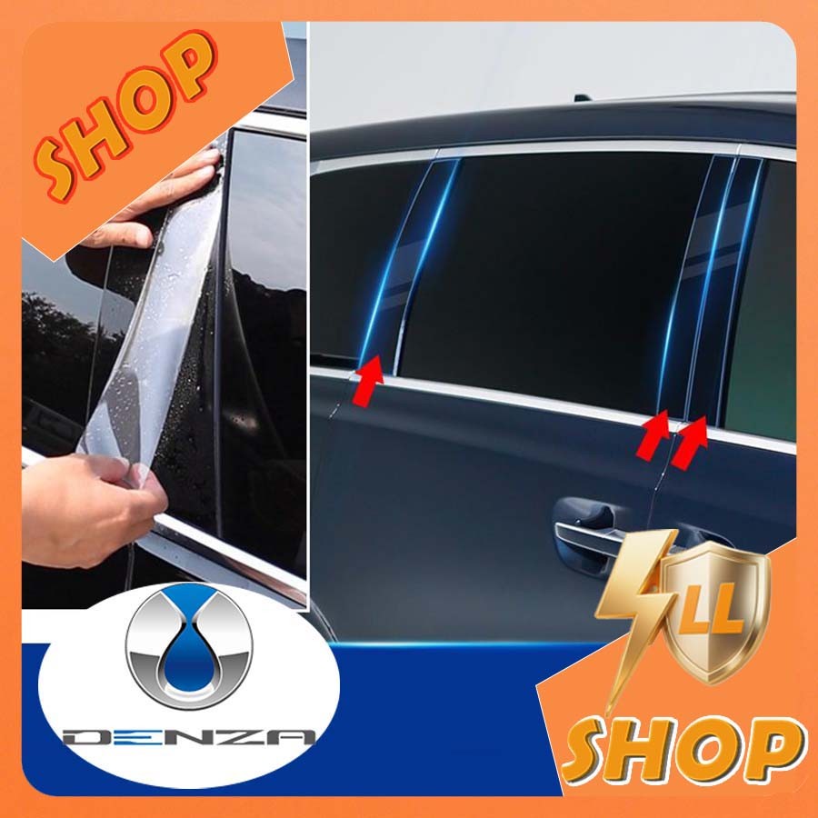 [พร้อม] DENZA D9 วัสดุ TPU คอลัมน์กลางฟิล์มป้องกัน BYD DENZA Body Kit ตกแต่งรถ BYD D9 EV รถอุปกรณ์เส